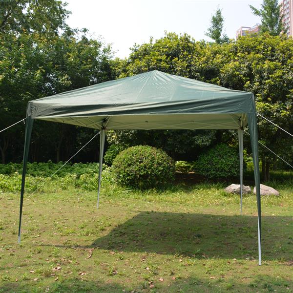 3 x 3m Practical Waterproof Right-Angle Folding Tent Green
