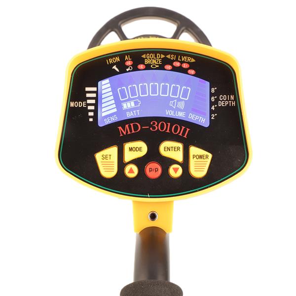 MD3010II Underground Metal Detector Gold Digger Yellow