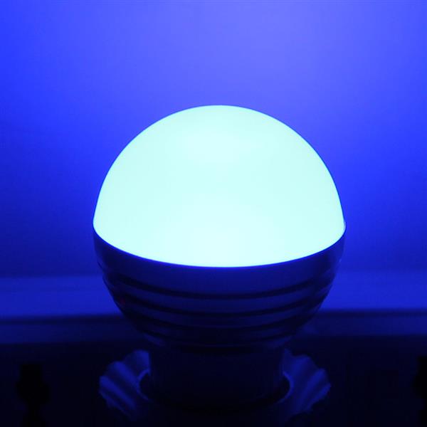 E27 3W RGB Light Bulb 85-265V 