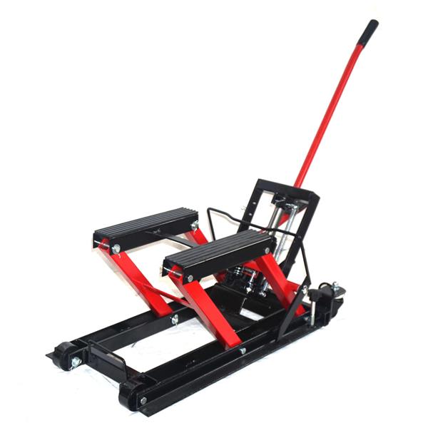 Motorcycle Dirt Bikes ATV 1500lbs Steel Lift Stand Red 