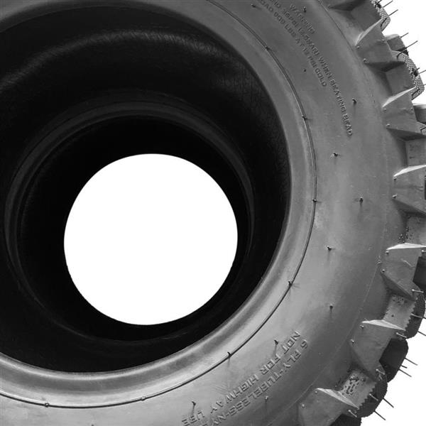 Pair of 23x10.50-12 6 Ply Lawn Mowers turf Tires Tubeless 1000lbs