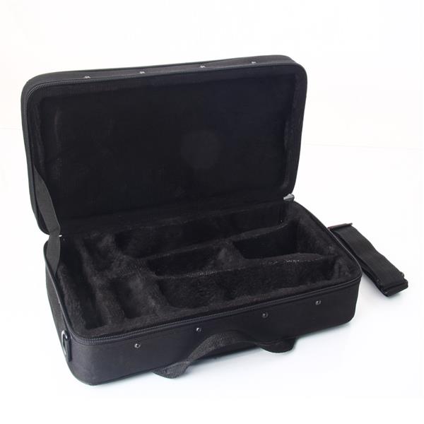 Portable Lightweight Square Messenger Case for Clarinet Black