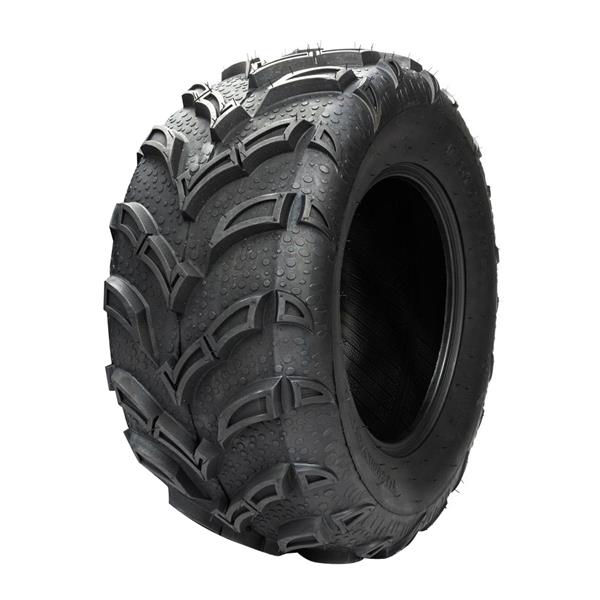 25x10-12 6PR P377 PSI 14 with Black ATV/UTV Rear Tires 1pcs