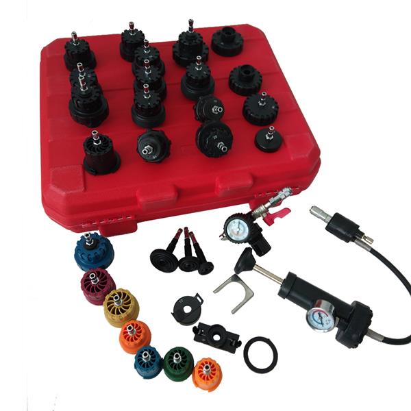 33Pcs Cooling System Radiator Pressure Tester Test Tool Kit