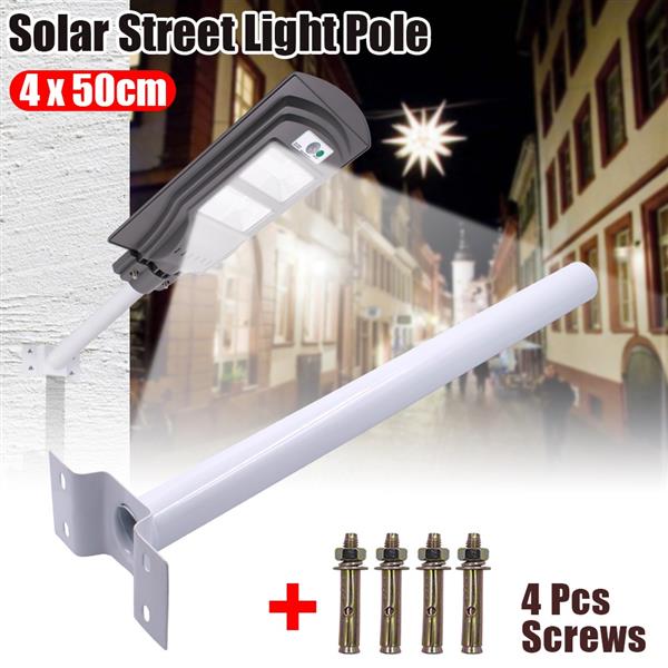 4 x 50CM Street Light Pole White ZD000607