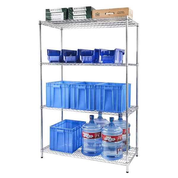 4-Shelf Wire Shelving Unit