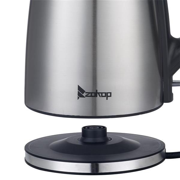 US Standard  HD-1608 110V 1500W 1.8L Stainless Steel Electric Kettle