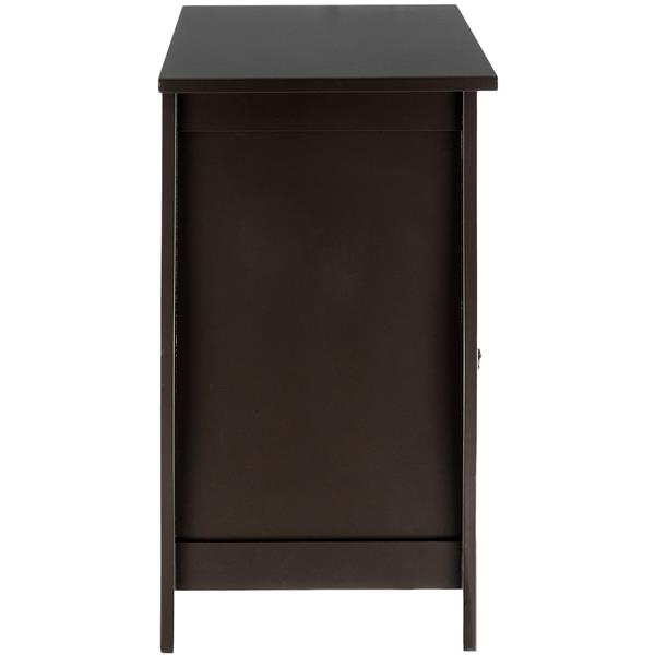 FCH Brown Painted Single Door One Pump Bedside Cabinet