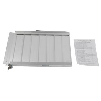 2ft Two-section Wheelchair Ramps Silver