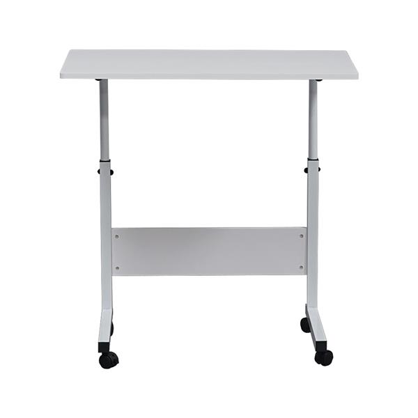 Removable P2 15MM Chipboard & Steel Side Table with Baffle White