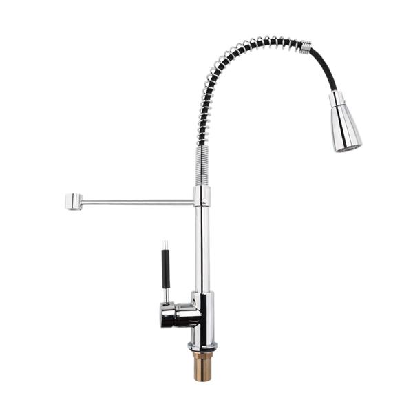 All Copper Kitchen Spring Single Outlet Faucet