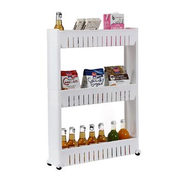 3 Layer Plastic Storage Rack White