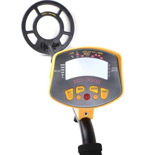 MD3010II Underground Metal Detector Gold Digger Yellow