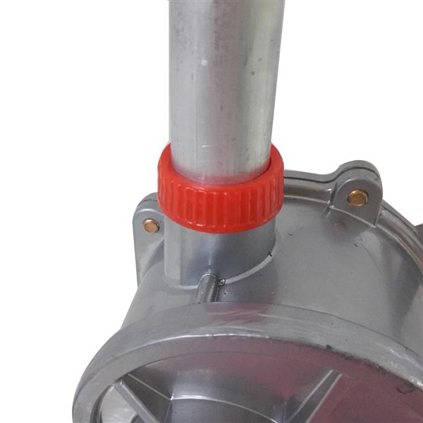 Self-priming Dispenser Fuel Hand Pump Hand Crank Aluminum Alloy Rotary Gas Oil