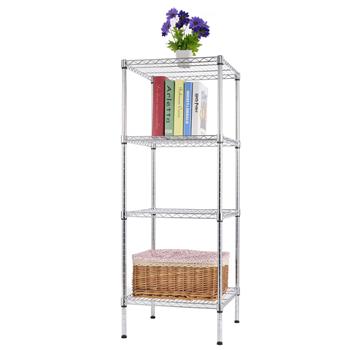 5-Tier Wire Shelving Storage Rack Thicken Steel Tube