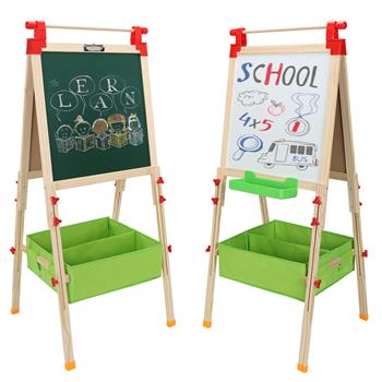 HB-D126S Top Shaft With Non-Woven Storage For Children\\'s Liftable Easel