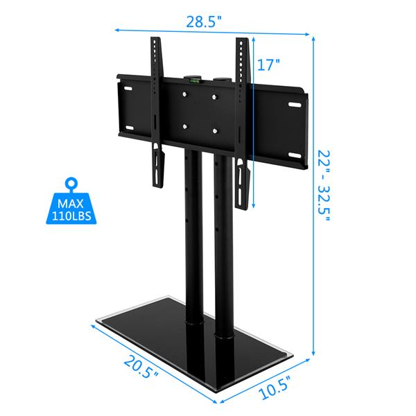 32-65" Wall Mount Bracket TV Stand TSD900 with Double Column