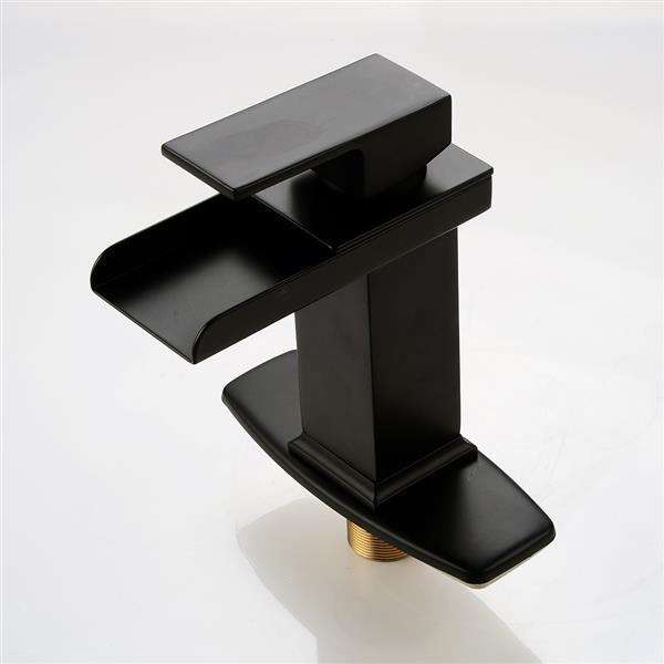 Bathroom Basin Faucet Waterfall Spout Sink Mixer Tap Oil Rubbed Bronze