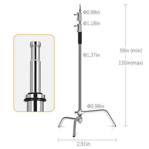 C-1 40" Adjustable Lamp Holder with Holding Arm(Do Not Sell on Amazon)