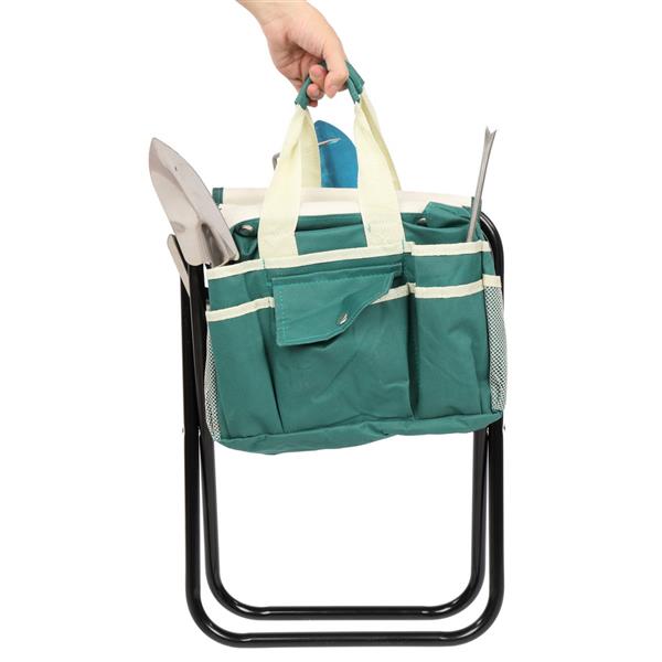 Green Garden Tool Set Tool Plastic Box