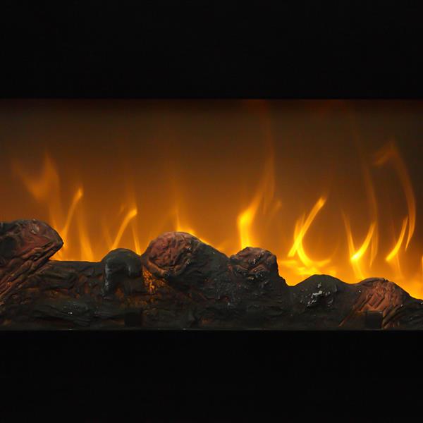 SF310-42AX 42 Inch 1400W Wall Hanging / Fireplace Single Color / Fake Wood / Heating Wire / With Small Remote Control Black