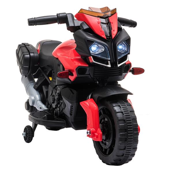 Kids Electric Motorcycle Ride-On Toy 6V Battery Powered w/ Music