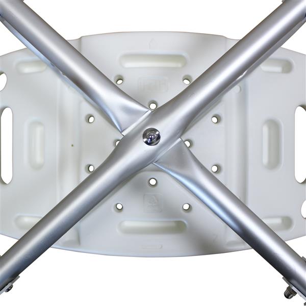 Medical Bathroom Safety Shower Tub Heavy Duty Aluminium Alloy Bath Chair Bench White