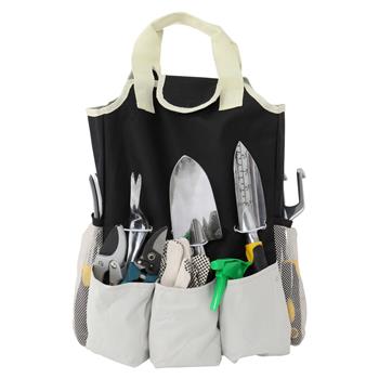 10PC Garden Tool Kit Grey Black