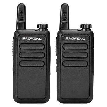 2pcs Baofeng BF-R5 FRS Walkie Talkie UHF 400-470Mhz Two Way Radio USB Charge(Do Not Sell on Amazon)