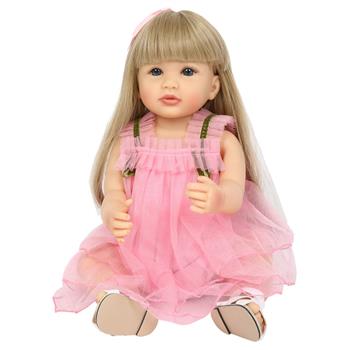 All-Plastic Simulation Doll: 22 Inches Pink Lace Skirt