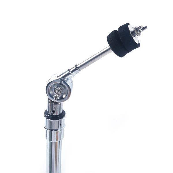 【Do Not Sell on Amazon】Glarry Straight Cymbal Stand Drum Hardware Percussion Mount Holder Gear Set Silver