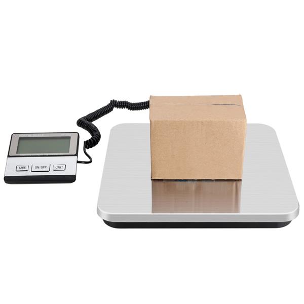 SF-888 200KG/50G SF-888 White Backlit LCD Plastic Electronic Scale Silver