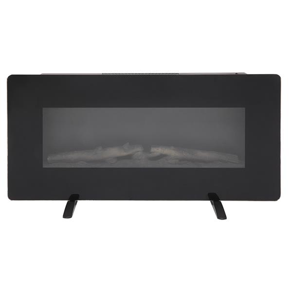 SF311-36G 36 Inch 1400W Wall Hanging / Fireplace Single Color / Fake Wood / Heating Wire / With Small Remote Control Black