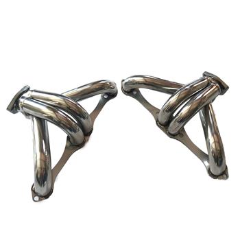 Exhaust Manifold 1.50/ 2.50 82-91 Chevy SBC Small Block Hugger Shorty Stainless Steel T304 Race Header Fits all small block Chevy V8 engines from \\'55  - 283, 305, 327, 350, 400, etc. AGS0077