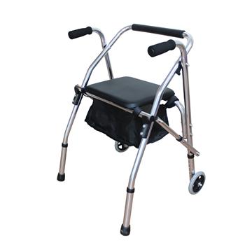 Aluminum Tube Walker With Seat Cushion 4202 Silver