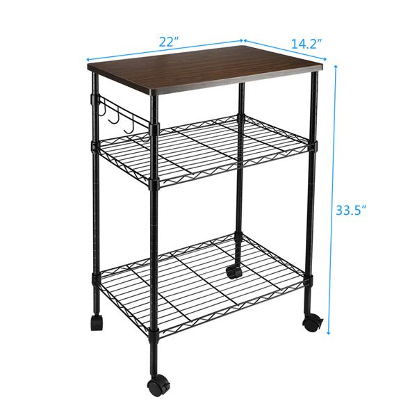 3-Tier Kitchen Utility Cart