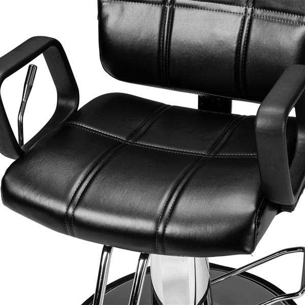 Reclining Haircut Lady Chair Hairdressing Chair Black