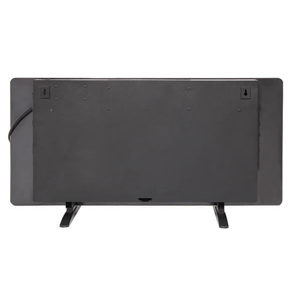 SF311-36G 36 Inch 1400W Wall Hanging / Fireplace Single Color / Fake Wood / Heating Wire / With Small Remote Control Black