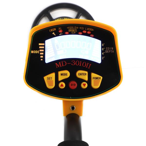 MD3010II Underground Metal Detector Gold Digger Yellow