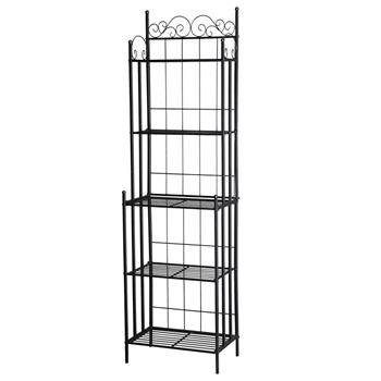 5 Tier Multiuse Black Metal Baker\\' s Rack