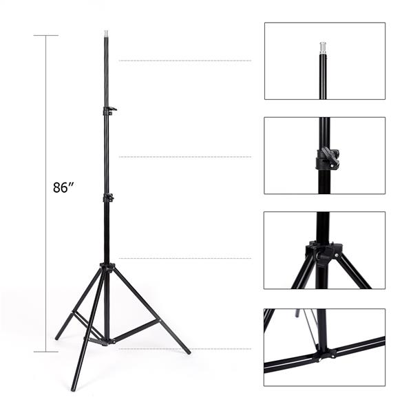 65W Photo Studio Photography 3 Soft Box Light Stand Continuous Lighting Kit Diffuser(Do Not Sell on Amazon)