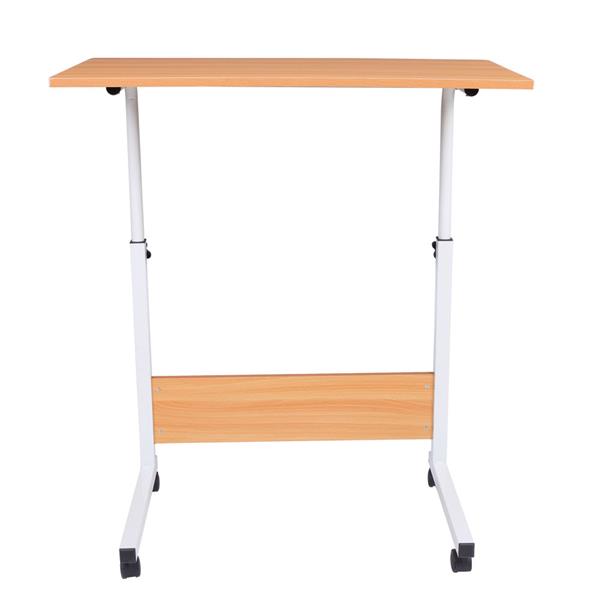 Large-Size Portable Multi-Purpose Computer Desk Baffle - Beech Color