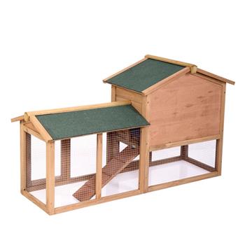 61\\" Wooden Chicken Coop Hen House Rabbit Wood Hutch Poultry Cage Habitat