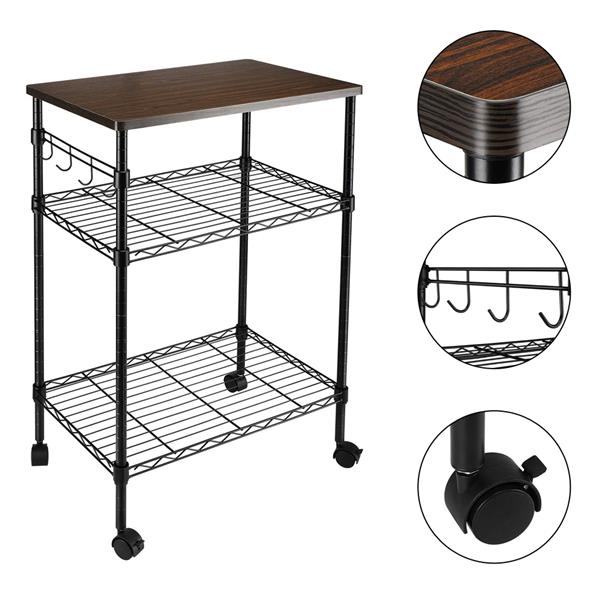 3-Tier Kitchen Utility Cart