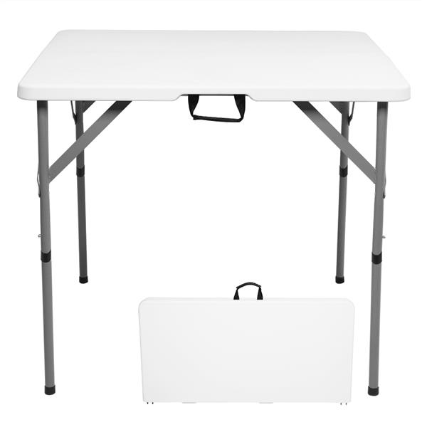 34" Blow Molding Foldable Square Table（only table）
