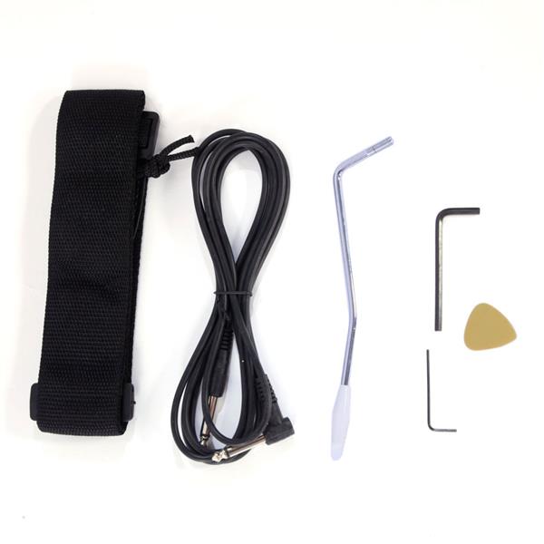 Novice Entry Level 170 Electric Guitar HSH Pickup   Bag   Strap   Paddle   Rocker   Cable   Wrench Tool Black