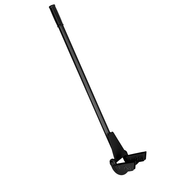 44" Pallet Buster Tool with Iron Nail-Removal Crowbar Black