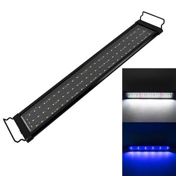 18W 78LED Full Spectrum Water Grass Lamp 23.6inch Black US Standard ZC001220 (Suitable For 23.6-31.49inch Long Aquarium)