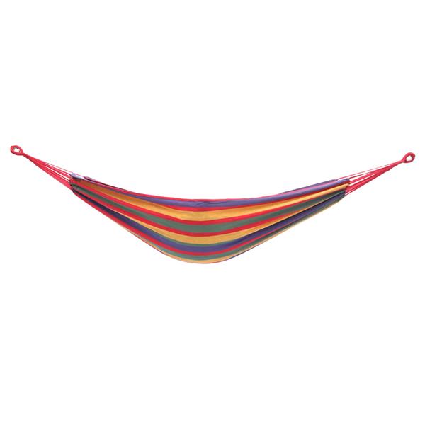 200*150cm Portable Polyester & Cotton Hammock Four Red