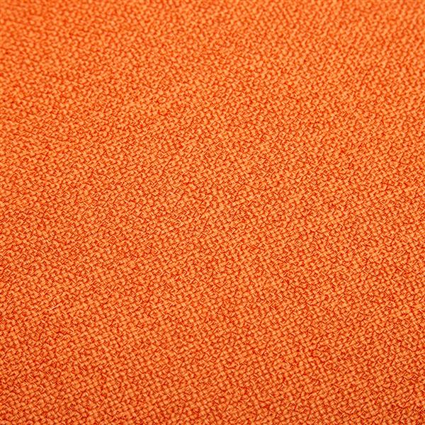 Fabric Oak Sofa Orange (66 x 68 x 75cm)